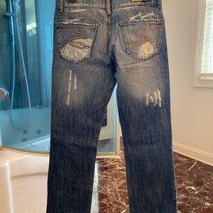 Seven flare jeans with sequins